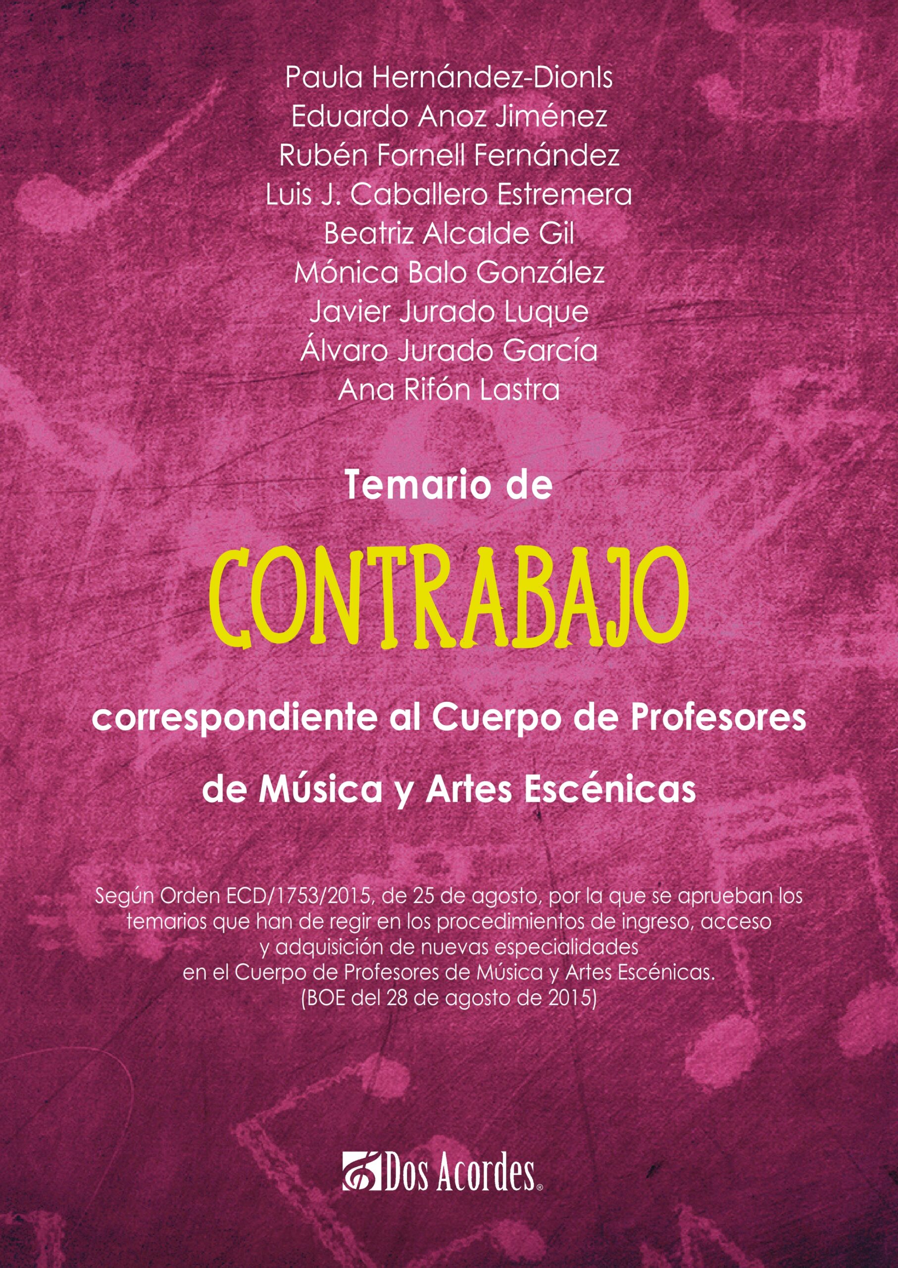 VARIOS - TEMARIO DE CONTRABAJO (EDICION 2026)