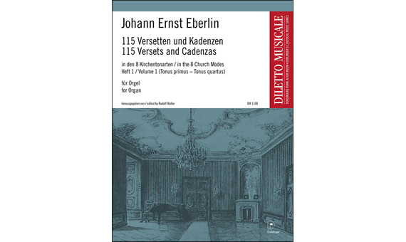 EBERLIN J.E. - 115 VERSETTEN UND KADENZEN V.1 (ORGANO)
