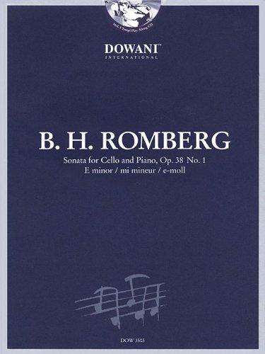 ROMBERG B.H. - SONATA Nº1 MI m - OP.38 (+CD)