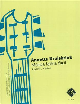 KRUISBINK A. - MUSICA LATINA FACIL 4 GUITARRAS
