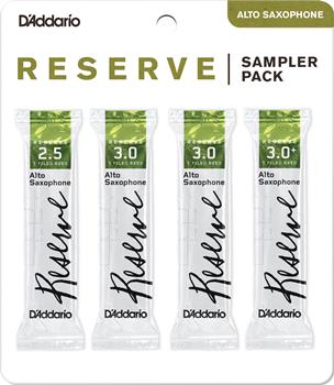 CAÑA SAXO ALTO - D´ADDARIO SAMPLER PACK - RESERVE 2.5-3.0-3.0-3.0+(4 CAÑAS)