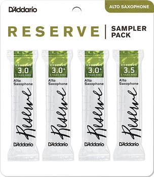 CAÑA SAXO ALTO - D´ADDARIO SAMPLER PACK - RESERVE 3.0-3.0+-3.0+-3.5 (4 CAÑAS)