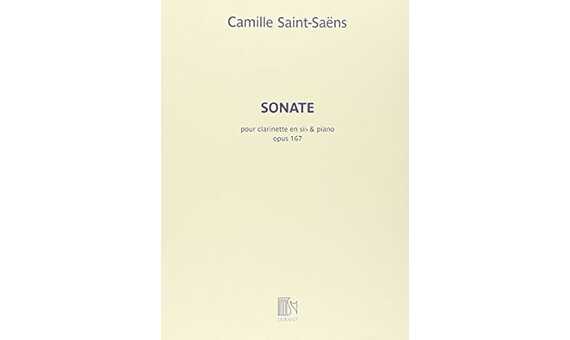 SAINT SAENS C. - SONATA OP.167 (CL/P)