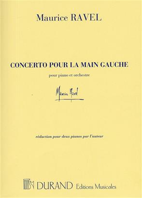 RAVEL M. - CONCIERTO PARA LA MANO IZQUIERDA 2 pianos 4 manos