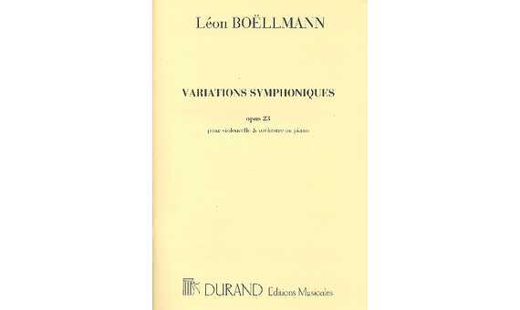 BOELLMANN L. - VARIACIONES SINFONICAS - OP.23