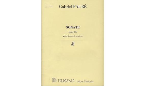 FAURE G. - SONATA Nº1 - OP.109