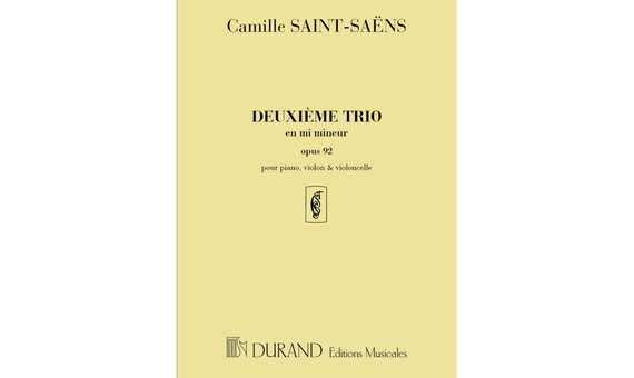 SAINT SAENS C. - TRIO Nº2 MI m (SC+PT) V/VCP - OP.92