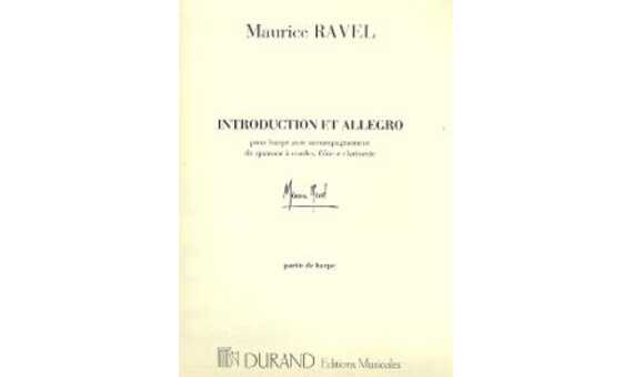 RAVEL M. - INTRODUCCION Y ALLEGRO ( ARPA)