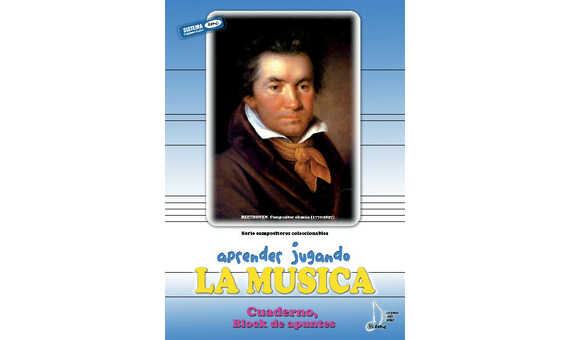 CUADERNO LIBRETA (BLOCK DE APUNTES) APRENDER JUGANDO LA MUSICA