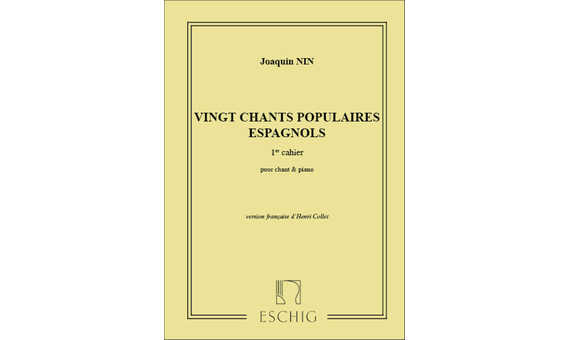NIN - CANTOS POPULARES ESPAÑOLES V.1 -