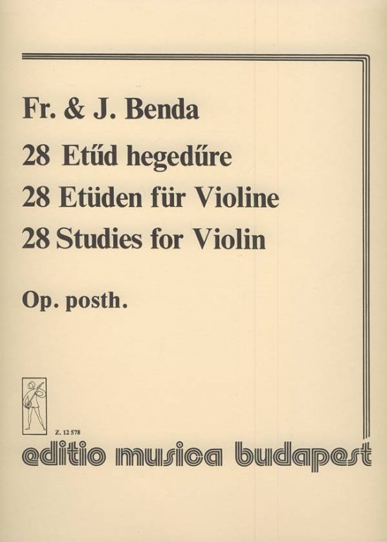 BENDA, Fr & J. - ESTUDIONS (28) -