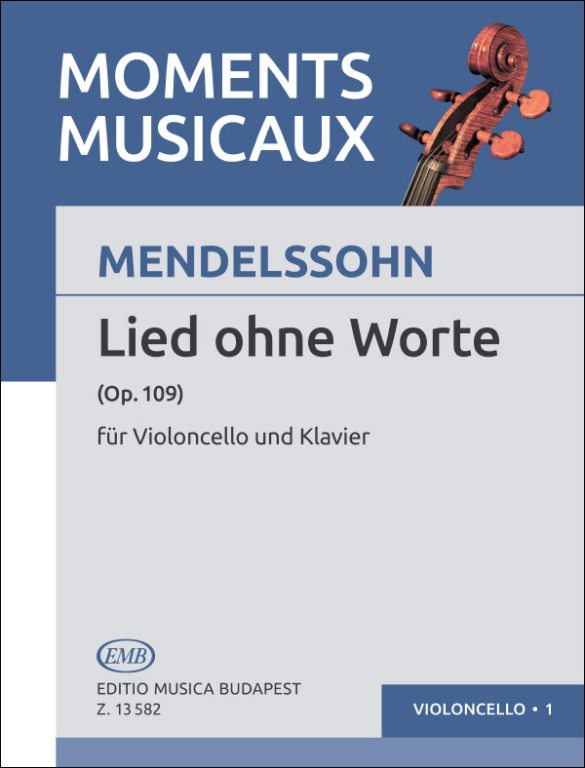 MENDELSSOHN F. - CANCION SIN PALABRAS RE M - OP.109 VIOLONCHELO
