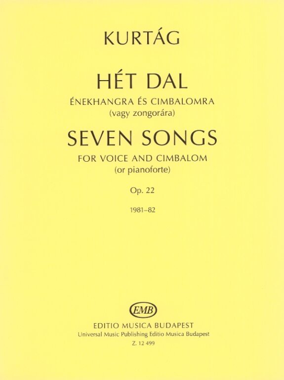 ASIGNAR - CANCIONES (7) SOP/CIM - OP.22