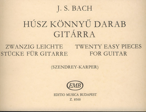 BACH J.S. - PIEZAS FACILES (20) -