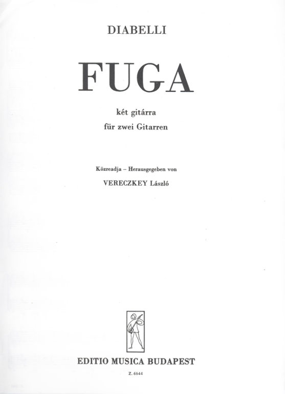 DIABELLI A. - FUGA -