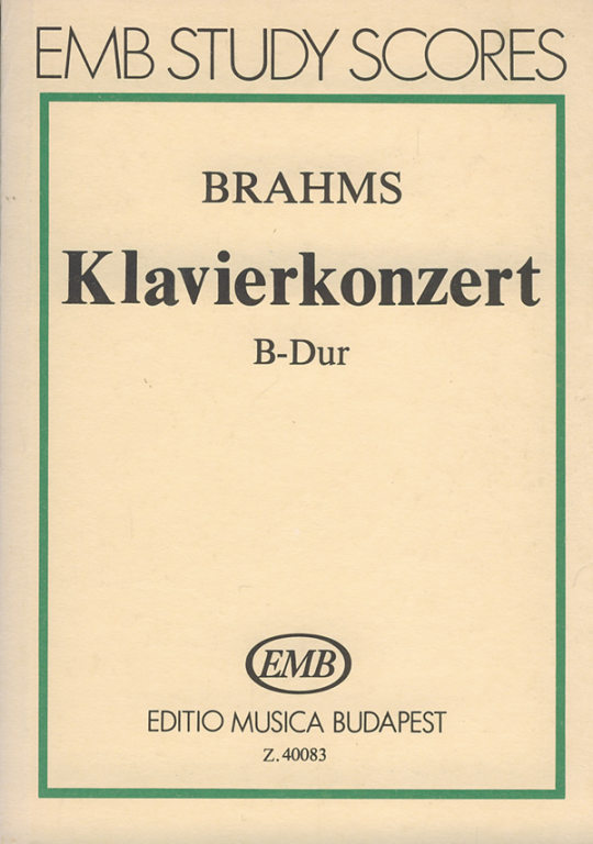 BRAHMS J. - CONCIERTO Nº2 SIb M (P) -(BOLSILLO)