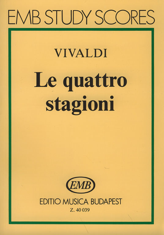 VIVALDI A. - CONCIERTOS LAS ESTACIONES - OP.8 (BOLSILLO)