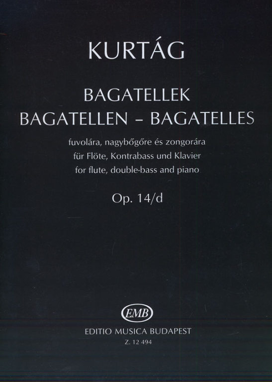 KURTAG G. - BAGATELAS (SC) FL/CBP -