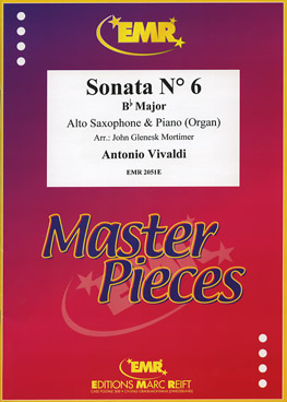 VIVALDI A. - SONATA Nº 6 SOLm SAX ALTO