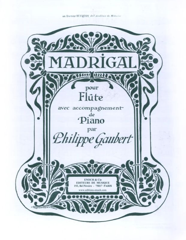 GAUBERT P. - MADRIGAL -