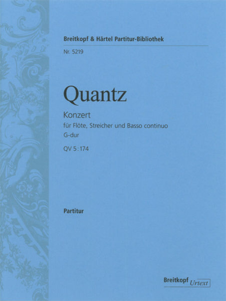QUANTZ J.J. - CONCIERTO SOL M - QV5:174