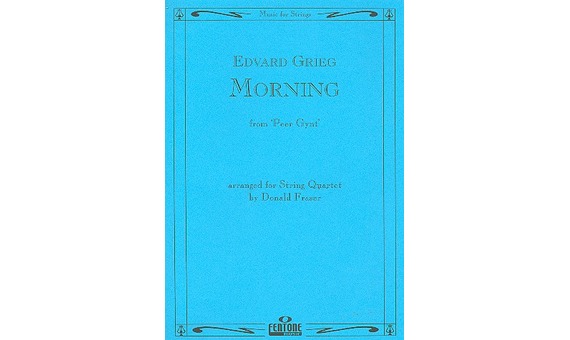 GRIEG E. - MAÑANA (PEER GYNT) (SC+PT) 2V/VA/VC - OP.46
