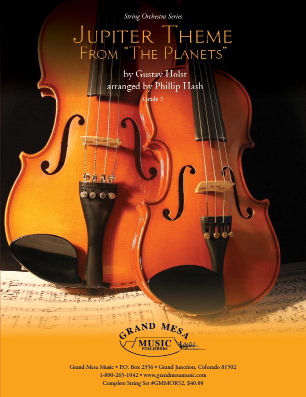 HOLST/HASH - JUPITER THEME FROM THE PLANETS CONJUNTO DE CUERDA