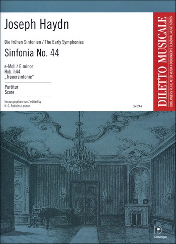 HAYDN J. - SINFONIA MI m HOB 44 trauersymphonie