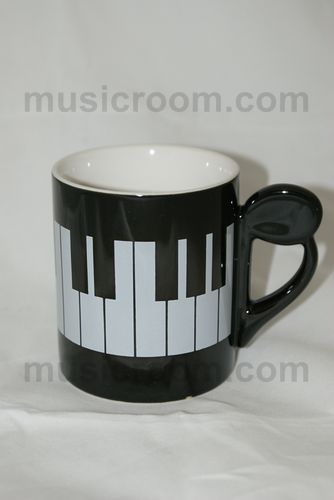REGALO- TAZA NEGRA TECLADO *DESCATALOGADO*