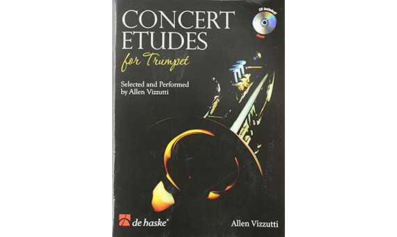 VIZZUTTI A. - ESTUDIOS DE CONCIERTO PARA TROMPETA SELECCION E INTERPRETACION DE VIZZUTTI