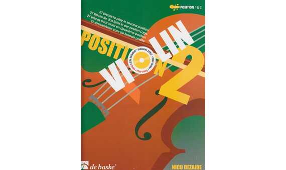 DEZAIRE N. - POSITIONS VIOLIN V.2 (27 PIEZAS EN 2º POSICION) +2CD