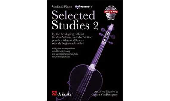 DEZAIRE/ROMPAEY. - SELECTED STUDIES Vº2 POSITION 1-3+CD(VIOLIN/P)