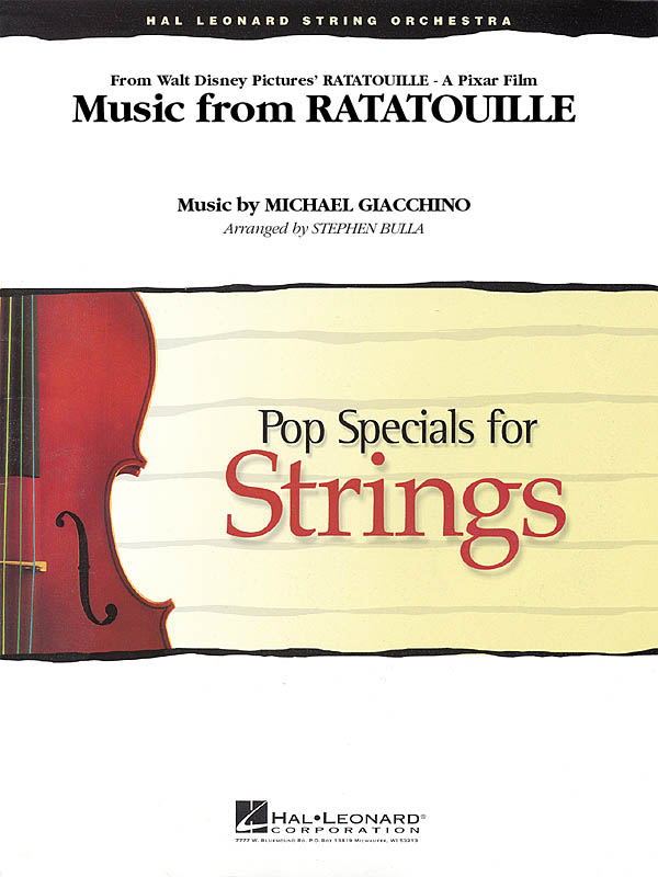 GIACCHINO M. /BULLA M. - MUSIC FROM RATATOUILLE - POP SPECIALFOR STRINGS