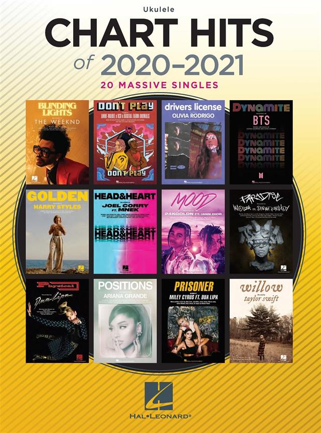 ALBUM - CHARTS HITS OF 2020-2021 (20 SUPER EXITOS) *UKELELE*