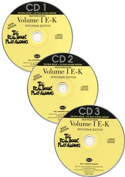 ALBUM - REAL BOOK PLAY-ALONG EUROPEAN V.1 E-K (SOLO 3 CD)