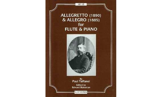 TAFFANEL P. - ALLEGRETTO (1890) Y ALLEGRO (1885) FLAUTA Y PIANO