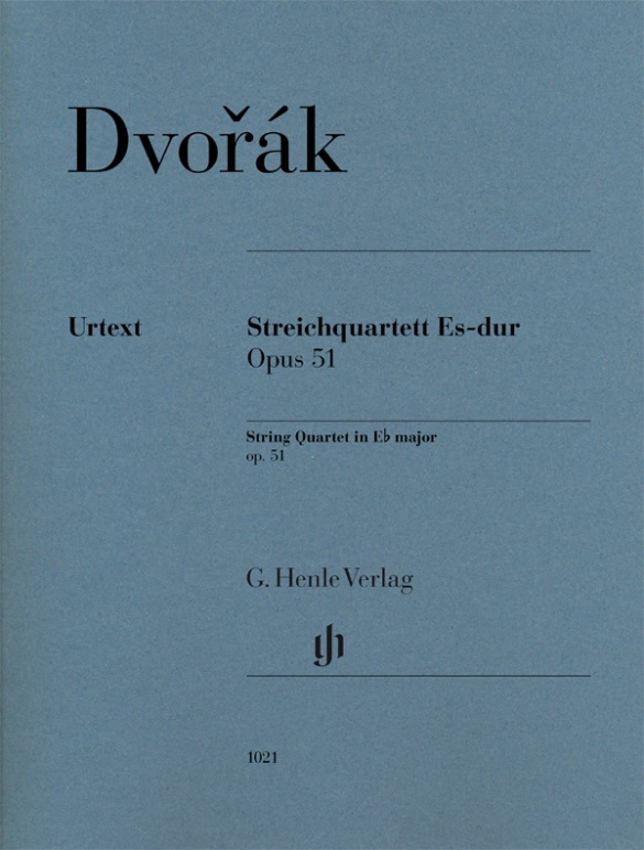 DVORAK A. - CUARTETO DE CUERDA MI b M OP.51 URTEXT