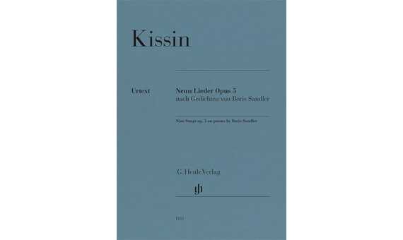 KISSI E. - CANCIONES OP.5 SOBRE POEMAS BORIS SANDLER (9) IRTEXT