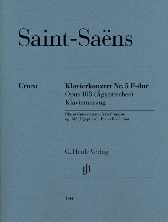 SAINT SAENS C. - CONCIERTO Nº5 FA M OP.103 "EGIPICIO" URTEXT