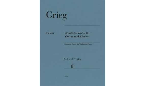 GRIEG E. - OBRA COMPLETA PARA VIOLIN PIANO (URTEXT)