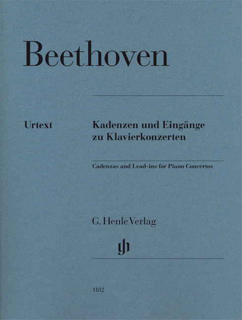BEETHOVEN L.V. - CADENCIAS CONCIERTOS PIANO - URTEXT