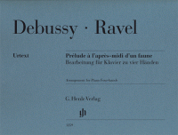 DEBUSSY/RAVEL - PRELUDIO SIESTA DE UN FAUNO PIANO 4M