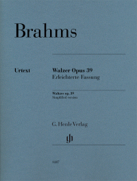 BRAHMS J. - VALSES OP.39 SIMPLIFICADA URTEXT