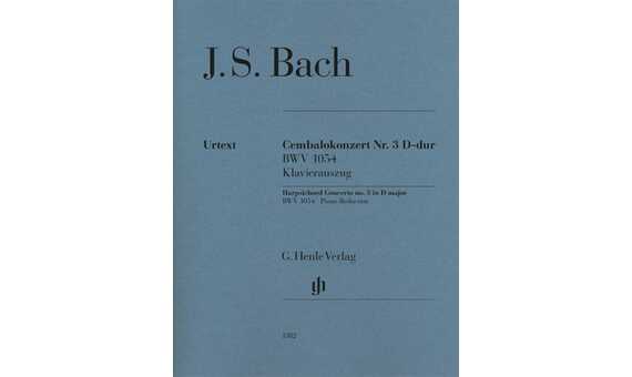 BACH J.S. - CONCIERTO Nº3 RE M URTEXT - BWV.1054 URTEXT