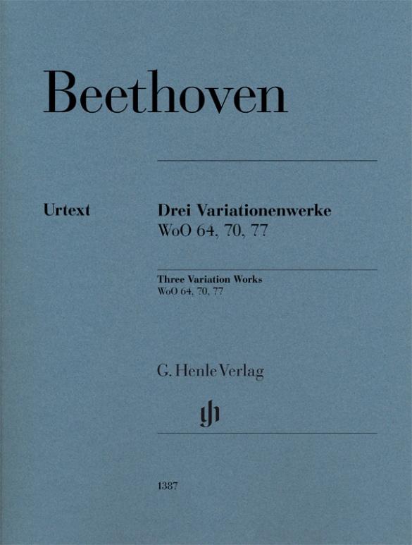 BEETHOVEN L.V. - VARIACIONES PARA PIANO (3) WoO 64, 70,77 URTEXT