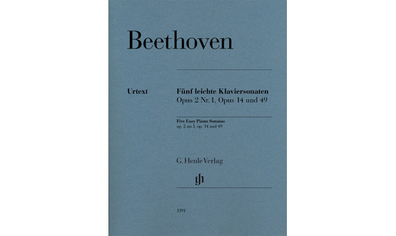 BEETHOVEN L.V. - SONATAS PIANO FACILES (5) OP.2 Nº1- OP.14 Y OP.49