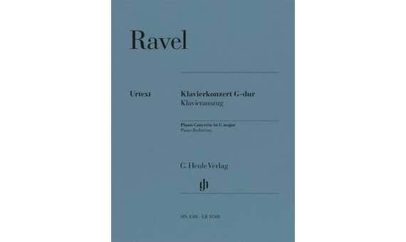 RAVEL M. - CONCIERTO SOL - (2 PIANOS 4 MANOS) URTEXT DIGITADO
