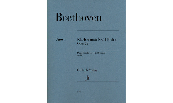 BEETHOVEN L.V. - SONATA Nº 11 SIb M OP.22 URTEXT *DIGITADO*