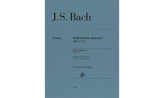 BACH J.S. - CONCIERTO ITALIANO URTEXT - BWV.971 (SIN DIGITAR)
