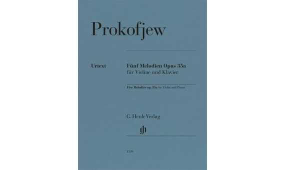 PROKOFIEFF S. - MELODIAS VIOLIN (5) - OP.35A URTEXT